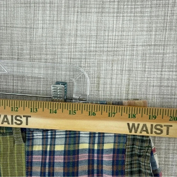 Polo By Ralph Lauren patchwork shorts light fade Mens Size 37 waist 0298 - Picture 3 of 9